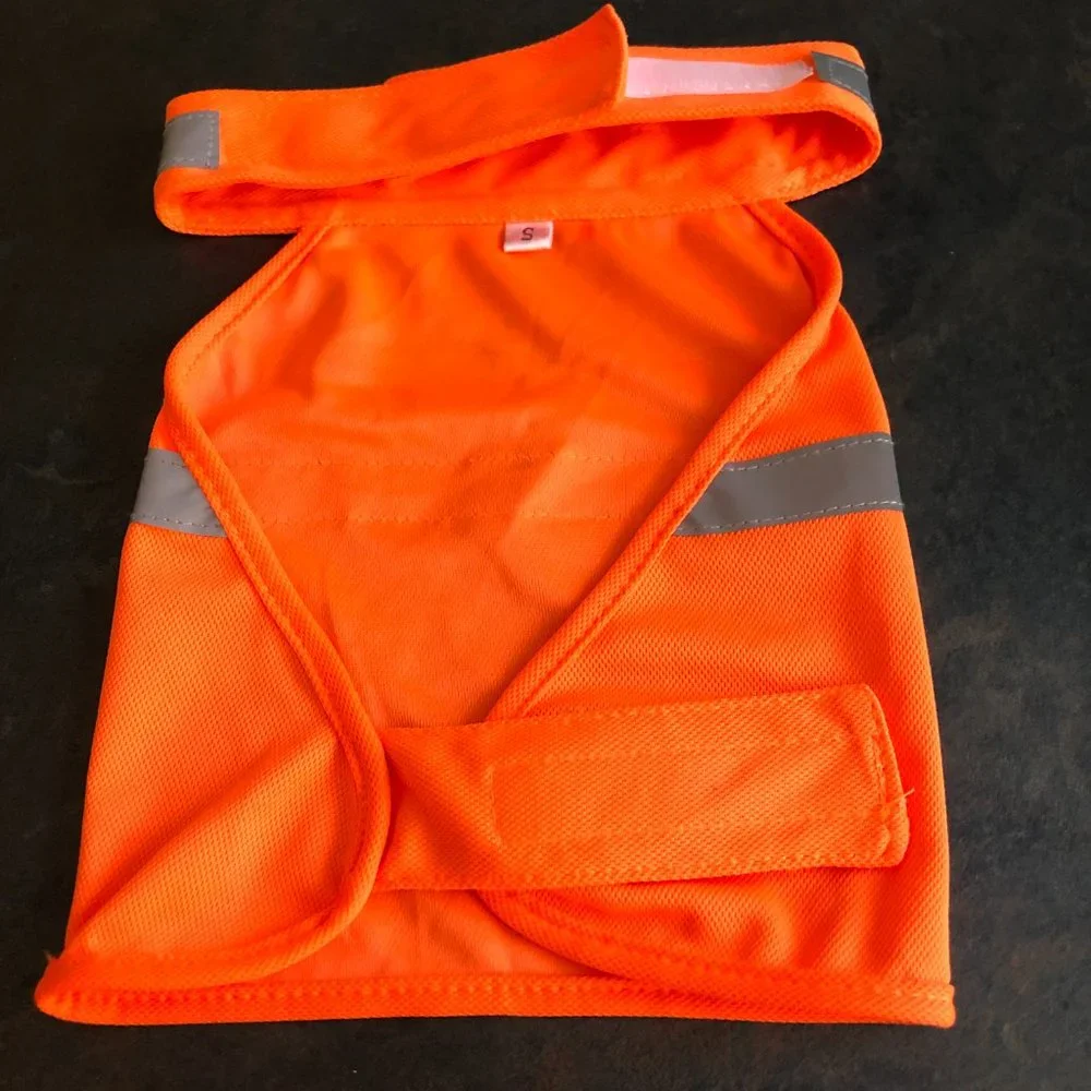 NWOT Orange Reflective Vest